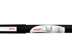 Marqueur uniball craie chalk marker pointe conique fine 0.9/1.3mm craie liquide noir