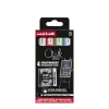 Marqueur uniball craie chalk fine 1.8/2.5mm ideale ardoise s vitrines résiste pluie couleurs lumineuses boîte 4 unités