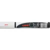 Marqueur uniball craie chalk marker pointe conique fine 1.8/2.5mm craie liquide couleur lumineuse blanc