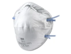 Masque anti-poussiere 3m ffp2 sans valve coloris blanc