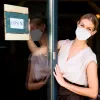 Masque exacompta de protection respiratoire en tissu lavable individuel