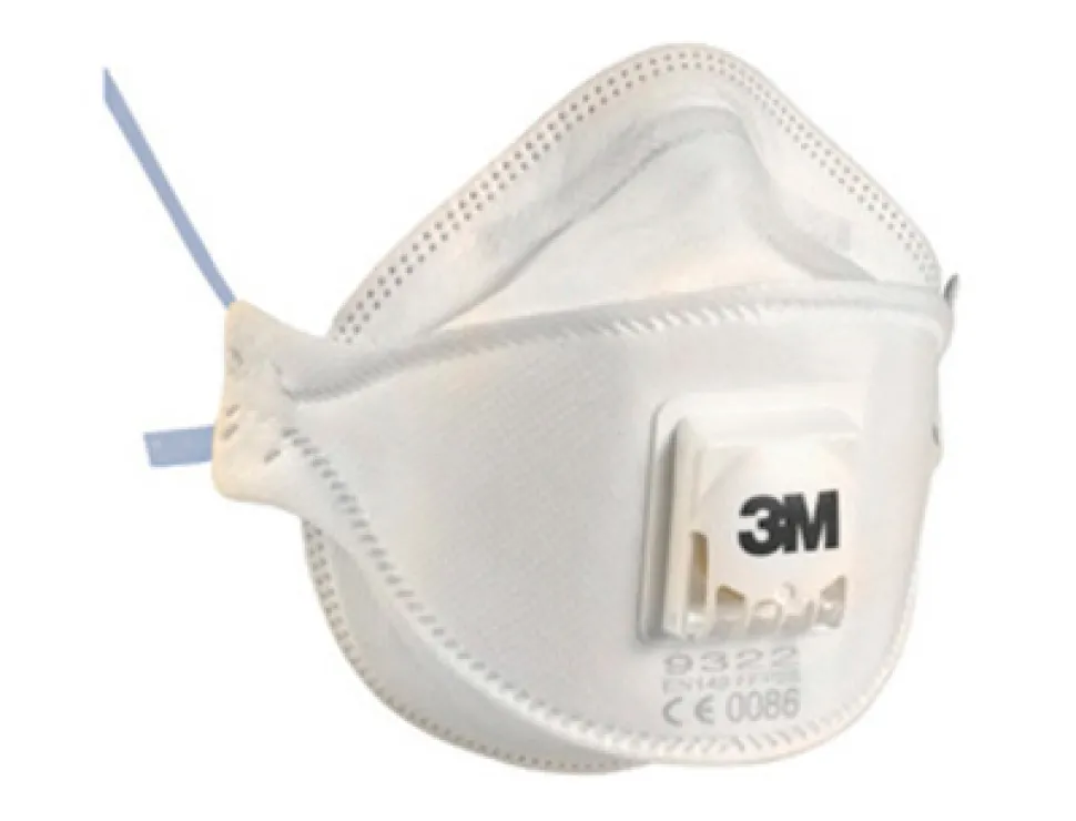 Masque respiratoire aura jetable serie 9300 pliable recommande agriculture boite 10 unites