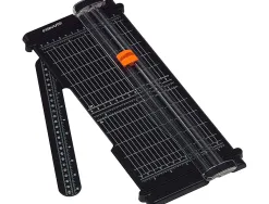 Massicot surecut fiskars recycle a4 30cm. lame de titanium protection transparente