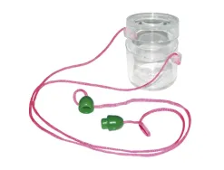 Materiel d observation eduplay boite loupe petit modele plastique ficelle et verrou de securite