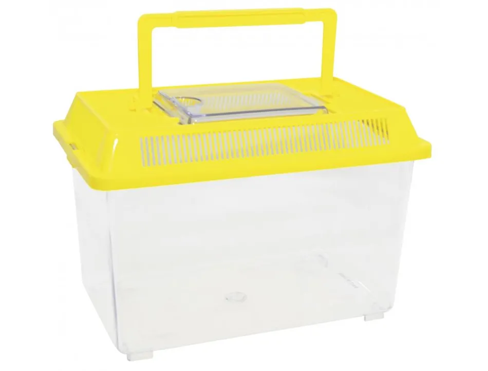 Materiel d observation eduplay 2 boites a insectes 2 tailles rainures d aerage et poignee coloris assortis