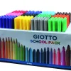 Maxi classpack feutres turbo color giotto encre lavable pointe 2mm 240 unites et 40 offerts coloris assortis