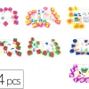 Maxi pack de 84 mini tampons sodertex 7 themes assortis