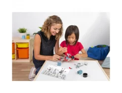Mecatech miniland construction de vehicules robots et personnages 6 modeles 106 pieces et 6