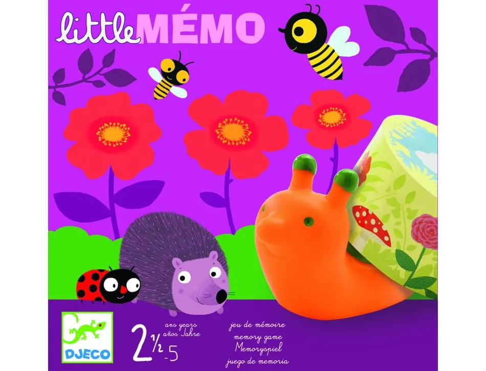 Memo djeco little memo developpe memoire et concentration logique et collaboration 9 pieces