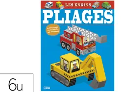 Mes premieres creations en pliage editions lito modele les engins 6 vehicules