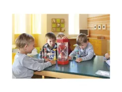 Mesure du temps eduplay sabliers couleur de sable et duree diffrente lot de 5 coloris assortis