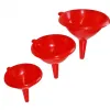 Mesure et poids eduplay entonnoirs tailles assorties 12 10 8 cm plastique 3 pieces coloris rouge
