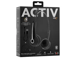 Micro casque tnb activ 200s micro filaire 3,5mm stereo , telecommande usb et adaptateu rj9
