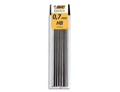 Mine bic 0.7mm hb étui 12 unités