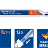 Mine graphite staedtler mars micro 0.5mm hb carbon papier standard dessin tous portemines étui 12 unités