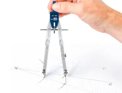 Mine liderpapel graphite grande résistance pour compas 2mm étui 3 unités