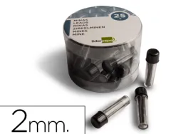 Mine liderpapel graphite grande résistance pour compas 2mm étui 3 unités