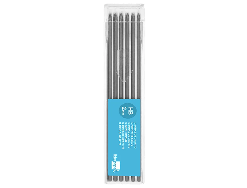 Mine liderpapel 2mm coloris noir étui 12 unités
