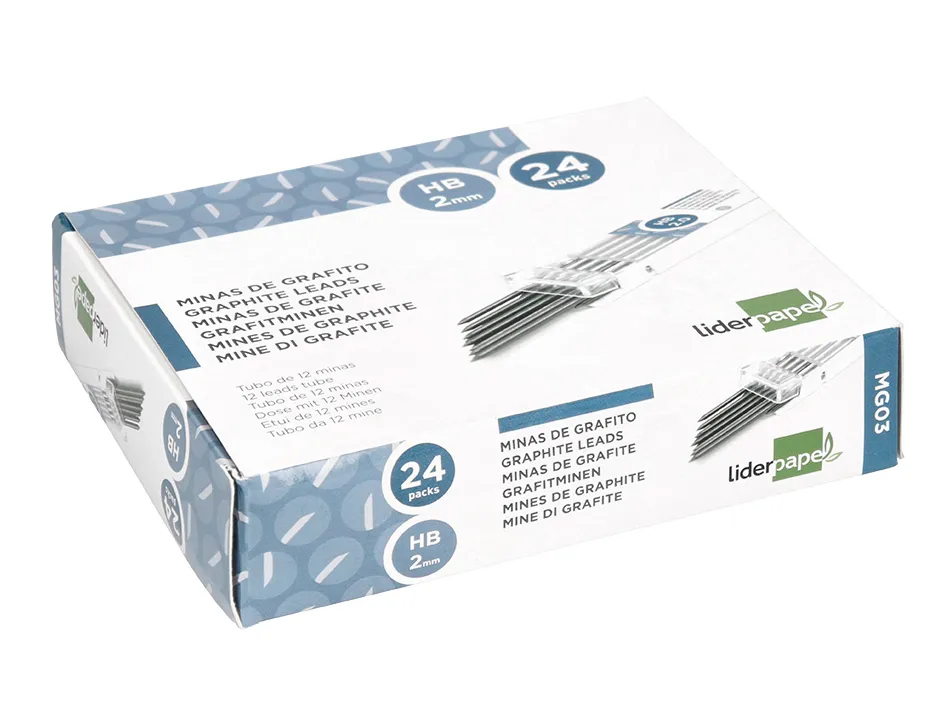Mine liderpapel 2mm coloris noir étui 12 unités