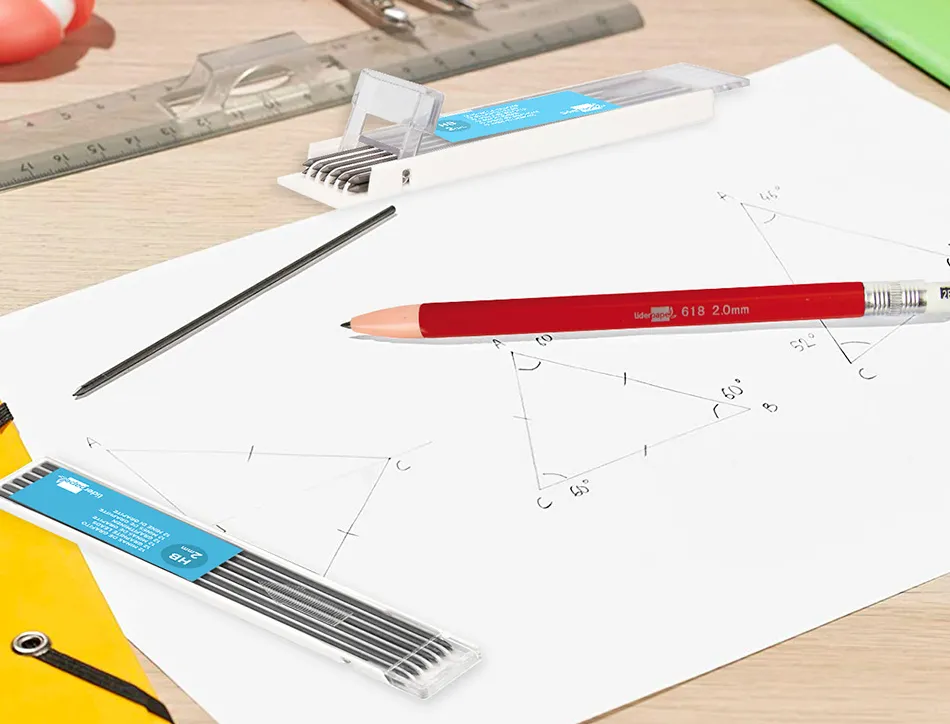 Mine liderpapel 2mm coloris noir étui 12 unités