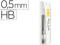 Mine liderpapel 0.5mm hb graphite très résistante tous portemines étui 12 unités