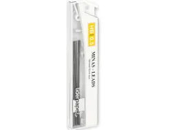 Mine liderpapel 0.5mm hb graphite très résistante tous portemines étui 12 unités