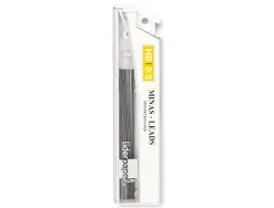 Mine liderpapel 0.5mm hb graphite très résistante tous portemines étui 12 unités