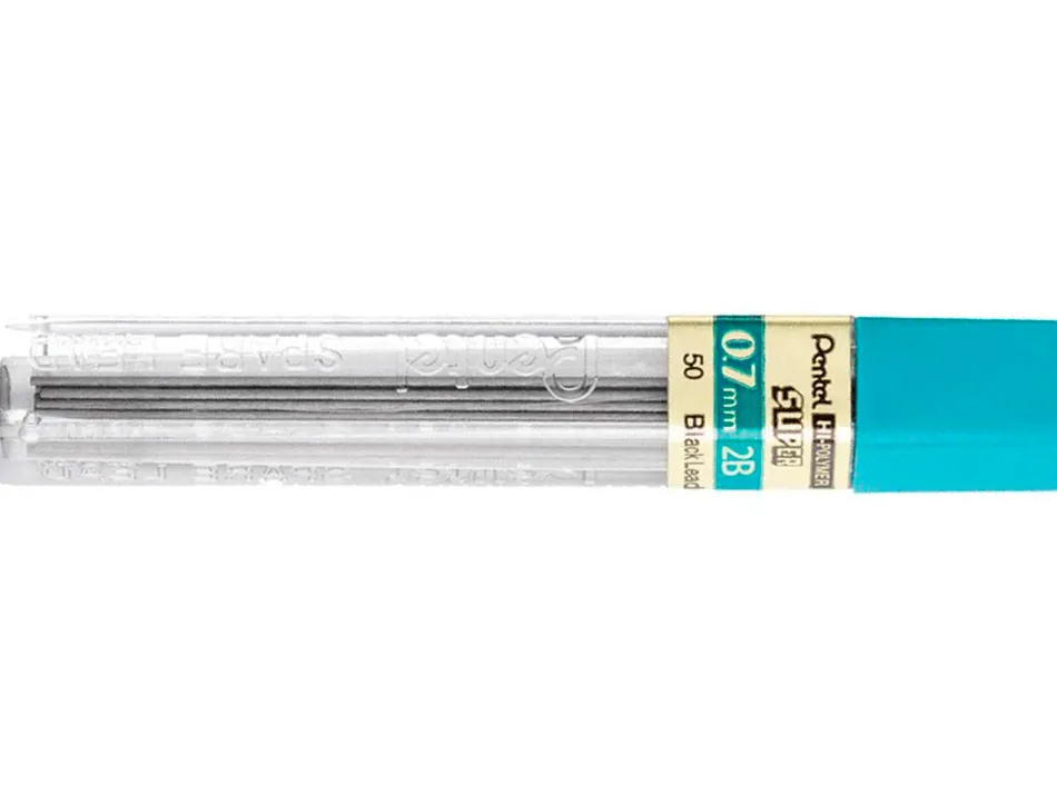 Mine pentel 0.7mm 2b étui 12 unités