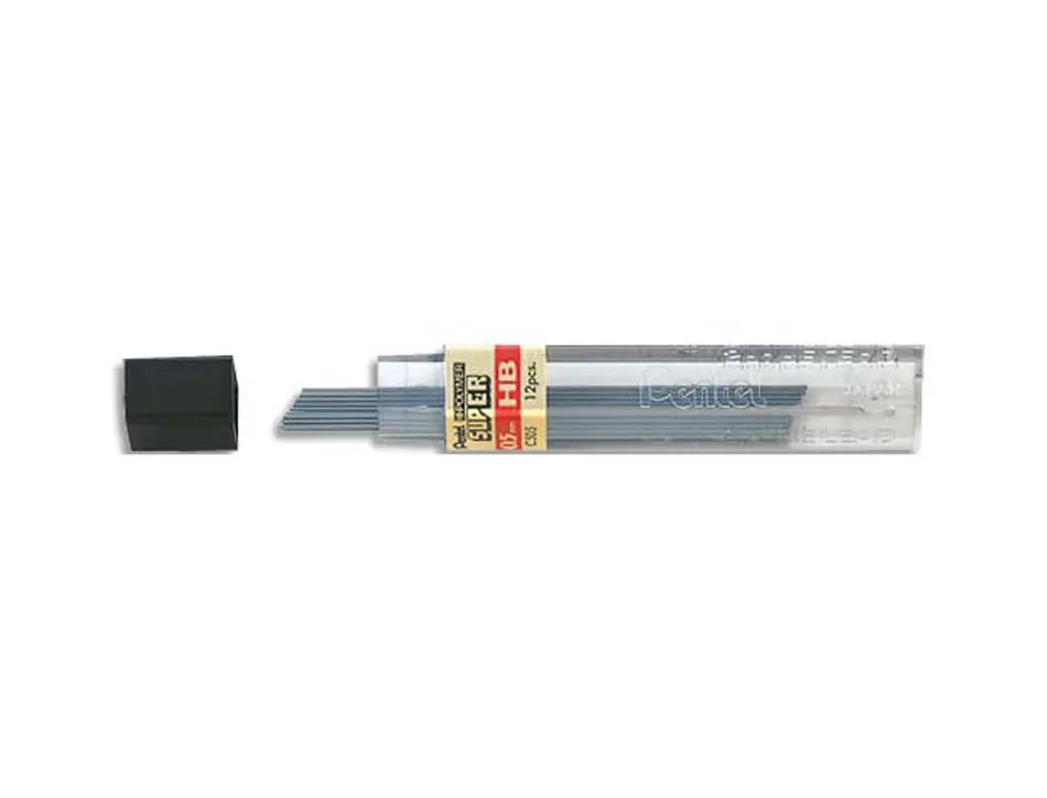 Mine pentel 0.5mm hb étui 12 unités