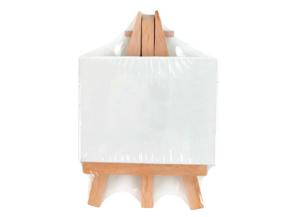 Mini toile sur chevalet liderpapel 6x8 cm 280g/m2 certifie fsc