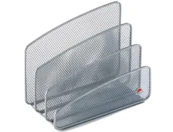 Mini-trieur courrier alba metal mesh 3 compartiments coloris gris