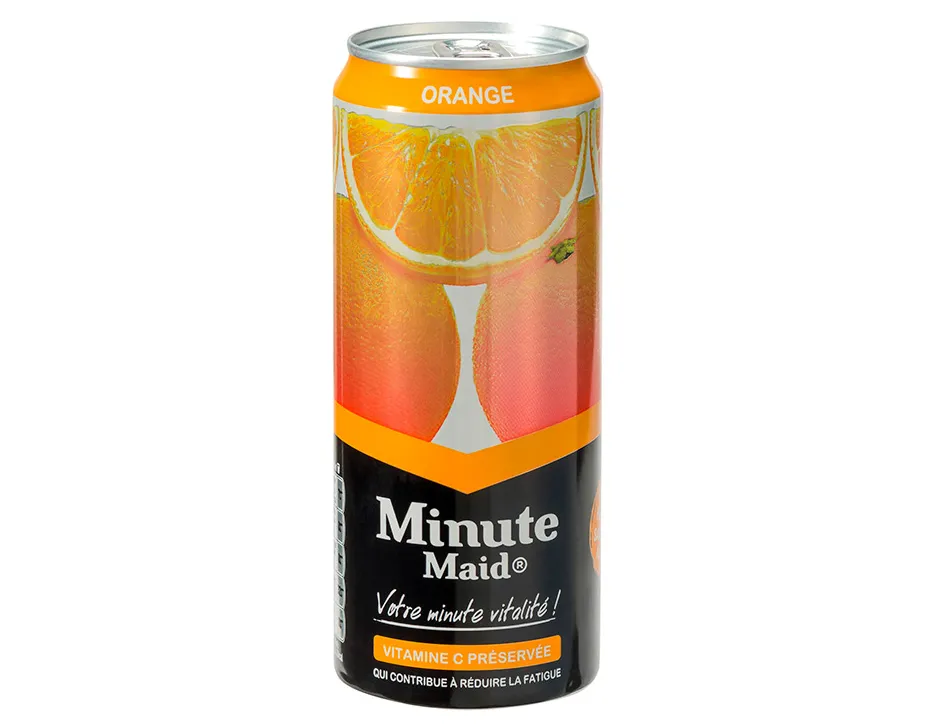 Minute maid orange slim can 33cl