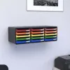 Module classement exacompta big box 5 tiroirs a4+ monobloc superposable butée sécurité 347x278x271mm coloris arlequin