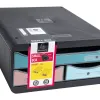 Module classement exacompta small box skandi 3 tiroirs coloris assortis