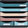 Module classement exacompta big box maxi skandi 6 tiroirs coloris assortis