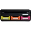 Module de rangement rehausseur exacompta toolbox iderama recycle 4 petits tiroirs de coloris assortis