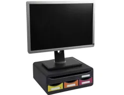 Module de rangement rehausseur exacompta toolbox iderama recycle 4 petits tiroirs de coloris assortis