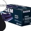 Monobloc sagem toner tambour ctr33 couleur noir 5000p