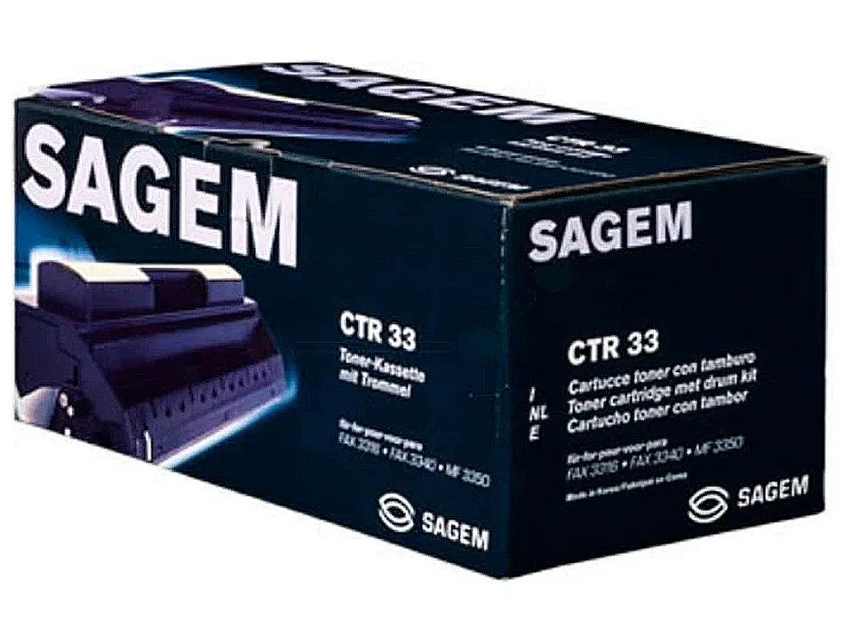 Monobloc sagem toner tambour ctr33 couleur noir 5000p