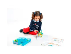 Mosa c art miniland plastique souple a fixer sur le support 180 pieces geometriques 12 cartes d activites 1