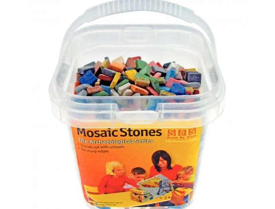 Mosaique antique culture club 1x1cm seau de 1kg 1200 pieces coloris assortis