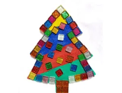 Mosaique eclat de verre culture club 1x1cm pailletes pot de 500g coloris assortis