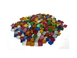 Mosaique eclat de verre culture club 1x1cm pailletes pot de 500g coloris assortis