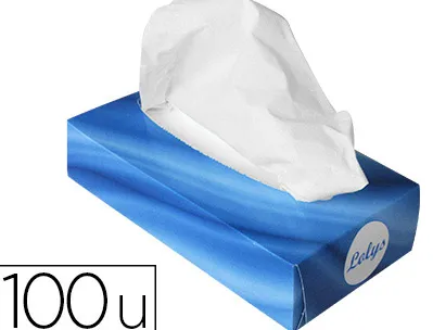 Mouchoir coldis lolys 2 plis confort douceur résistance conforme exigences environnement fsc coloris blanc boîte 100u
