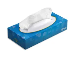 Mouchoirs kleenex 3 plis format rectangulaire coloris blanc dimensions l23 x h4,6 x p11,4 cm boîte 72 unites