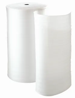 Mousse protection film polyethylene 2mm epaisseur isolante hydrofuge incinerable recyclable 100cmx100m coloris blanc