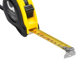 Mètre enrouleur q-connect caoutchouc frein matériel antichoc largeur 19mm longueur 5m