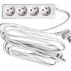 Multiprise électrique wonday 4 prises câble 4 m