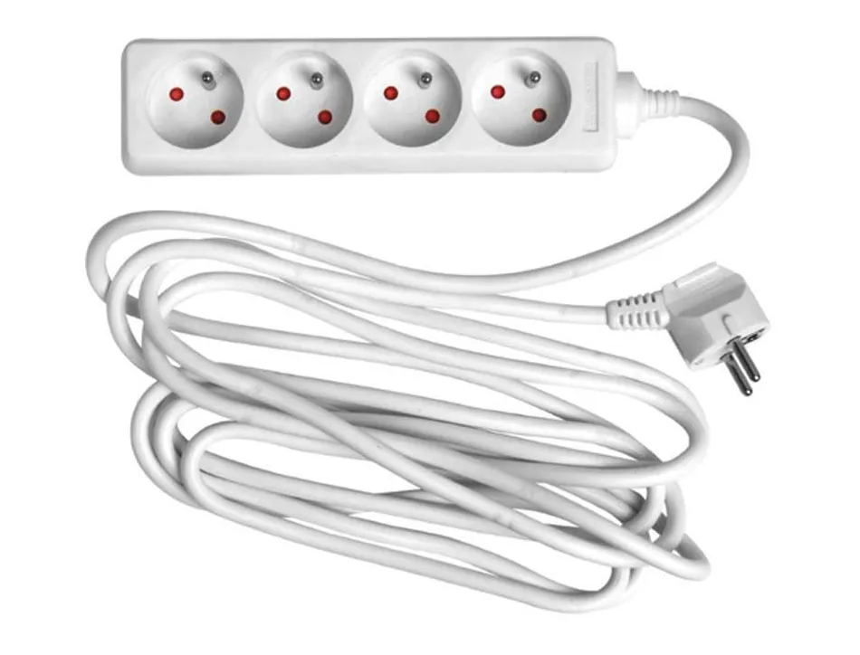 Multiprise électrique wonday 4 prises câble 4 m