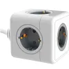 Multiprise q-connect power cube 5 en 1 cable 1,4m 5 prises courant 75x75x112 mm